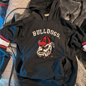 Georgia bulldog hoodie sz small kids